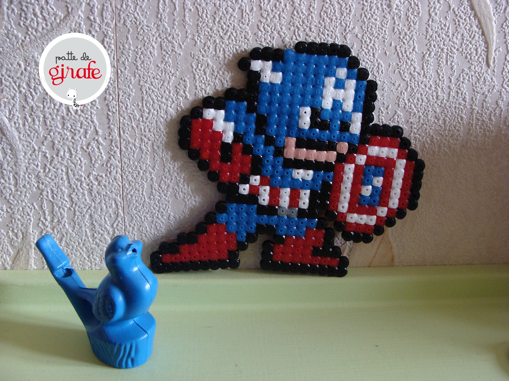 Perle a repasser captain america
