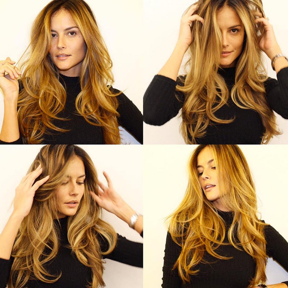 Cinnamon swirl hair
