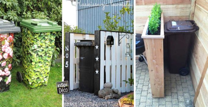 Cacher poubelles exterieures