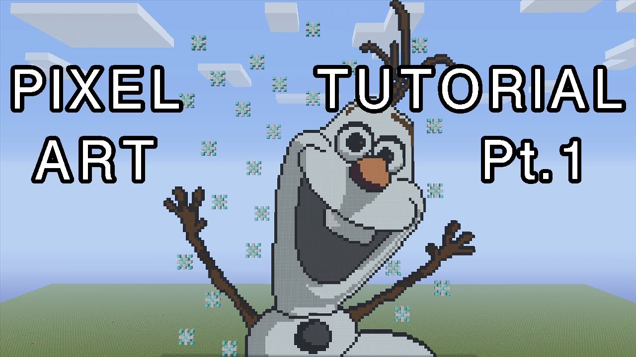 Olaf pixel art