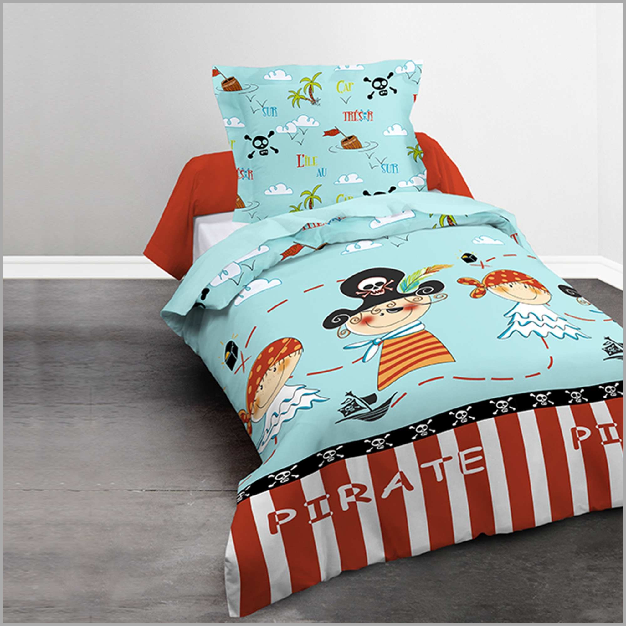 Parure de lit pirate