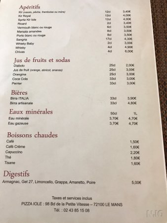 Pizza iole le mans